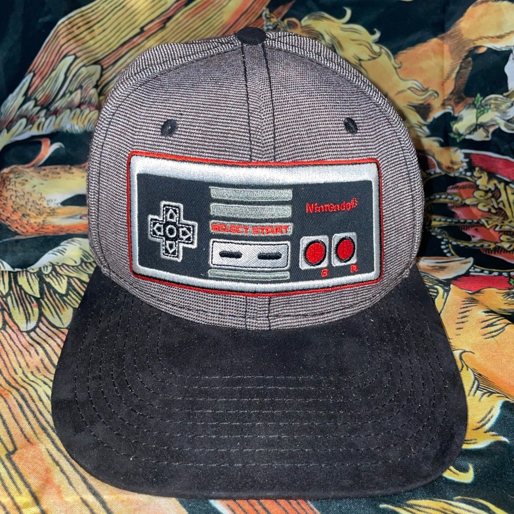 Nintendo Controller snapback hat